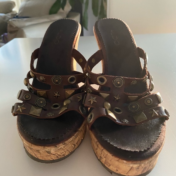 Sandals wedge 6.5 Aldo - Picture 3 of 7